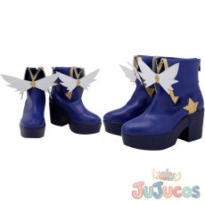 画像1: VTuber　ときのそら　コスプレ靴　バーチャルYouTuber　コスプレブーツ　JUJUcosplay (1)