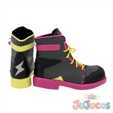 画像4: VTuber　常闇トワ　初期　コスプレ靴　バーチャルYouTuber　コスプレブーツ　JUJUcosplay (4)