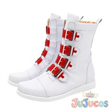 画像3: HE KING OF FIGHTERS XIV　シュンエイ　コスプレ靴　ザ・キング・オブ・ファイターズ　コスプレブーツ　JUJUcosplay (3)