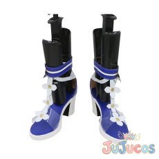 画像2: げんしん　バーバラ　水着　余韻の叙述　サマータイムスパークル　コスプレ靴　原神　コスプレブーツ　JUJUcosplay (2)
