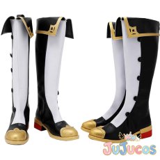 画像1: あんスタ　逆先夏目　コスプレ靴　あんさんぶるスターズ！　コスプレブーツ　JUJUcosplay (1)