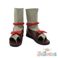 画像2: ヨモギ　コスプレ靴　モンスターハンターライズ　コスプレブーツ　JUJUcosplay (2)