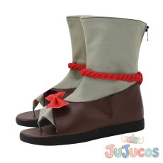 画像3: ヨモギ　コスプレ靴　モンスターハンターライズ　コスプレブーツ　JUJUcosplay (3)