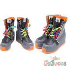 画像1: VTuber　本間 ひまわり　コスプレ靴　バーチャルYouTuber　コスプレブーツ　JUJUcosplay (1)