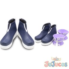 画像1: Vtuber　3周年記念衣装　笹木咲　コスプレ靴　バーチャルYouTuber　コスプレブーツ　JUJUcosplay (1)