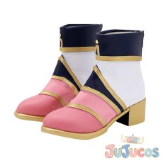 画像3: チアガール編 もっと笑顔で　覚醒後　園田海未　コスプレ靴　ラブライブ! School idol project　コスプレブーツ　JUJUcosplay (3)