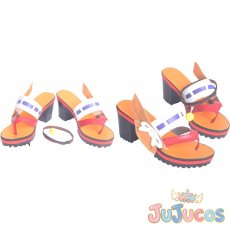 画像1: 八重神子(やえみこ)　コスプレ靴　原神(げんしん)　コスプレブーツ　JUJUcosplay (1)