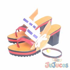 画像4: 八重神子(やえみこ)　コスプレ靴　原神(げんしん)　コスプレブーツ　JUJUcosplay (4)
