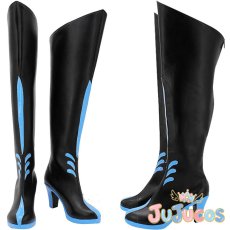 画像1: FGO　モルガン　コスプレ靴　Fate/Grand Order　コスプレブーツ　JUJUcosplay (1)