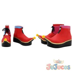 画像1: VTuber　尾丸ポルカ　初期　コスプレ靴　バーチャルYouTuber　コスプレブーツ　JUJUcosplay (1)