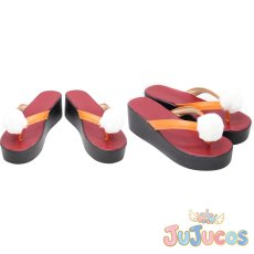 画像1: VTuber　兎田ぺこら　2020正月　コスプレ靴　バーチャルYouTuber　コスプレブーツ　JUJUcosplay (1)