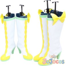 画像1: 四葉ありす(キュアロゼッタ)　キュアロゼッタ(変身後)　コスプレ靴　ドキドキ!プリキュア　コスプレブーツ　JUJUcosplay (1)