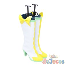 画像4: 四葉ありす(キュアロゼッタ)　キュアロゼッタ(変身後)　コスプレ靴　ドキドキ!プリキュア　コスプレブーツ　JUJUcosplay (4)