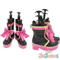 画像1: VTuber　田中ヒメ　コスプレ靴　バーチャルYouTuber　コスプレブーツ　JUJUcosplay (1)