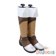 画像3: ゼルダ姫　コスプレ靴　ゼルダの伝説 ブレスオブザワイルド　コスプレブーツ　JUJUcosplay (3)