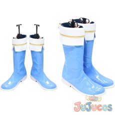 画像1: 虹色Passions!　上原歩夢　コスプレ靴　ラブライブ！虹ヶ咲学園スクールアイドル同好会　コスプレブーツ　JUJUcosplay (1)