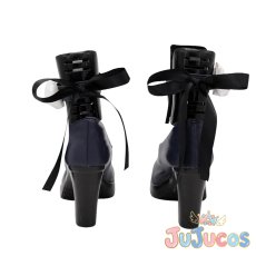 画像4: ノーブル・ローズ/2周年　宇田川あこ　コスプレ靴　BanG Dream!（バンドリ！）　コスプレブーツ　JUJUcosplay (4)