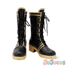 画像2: VTuber　赤井はあと　ゴスロリ衣装　コスプレ靴　バーチャルYouTuber　コスプレブーツ　JUJUcosplay (2)