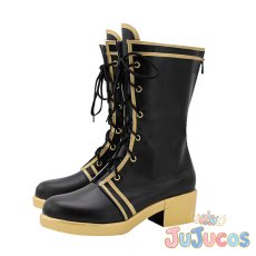 画像3: VTuber　赤井はあと　ゴスロリ衣装　コスプレ靴　バーチャルYouTuber　コスプレブーツ　JUJUcosplay (3)