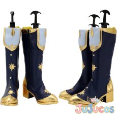 画像1: あんスタ　姫宮桃李　憧れる姫王子　コスプレ靴　あんさんぶるスターズ！　コスプレブーツ　JUJUcosplay (1)