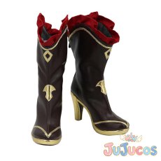 画像2: Vtuber　七詩ムメイ　コスプレ靴　バーチャルYouTuber　コスプレブーツ　JUJUcosplay (2)