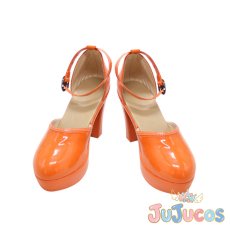 画像2: 愛野美奈子(セーラーヴィーナス)　変身後戦士服　コスプレ靴　美少女戦士セーラームーン　コスプレブーツ　JUJUcosplay (2)