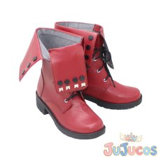 画像4: あんスタ　大神晃牙　冬制服　コスプレ靴　あんさんぶるスターズ！　コスプレブーツ　JUJUcosplay (4)