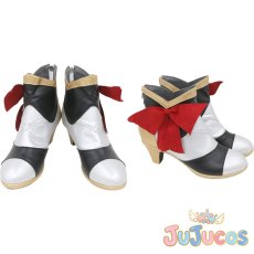 画像1: ノエル　コスプレ靴　原神(げんしん)　コスプレブーツ　JUJUcosplay (1)