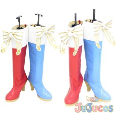 画像1: 南みれぃ　キャンディアラモードスーパーサイリウムコーデ　コスプレ靴　プリパラ　コスプレブーツ　JUJUcosplay (1)