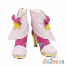 画像2: 虹野ゆめ　スクールドレス　コスプレ靴　アイカツスターズ!　コスプレブーツ　JUJUcosplay (2)