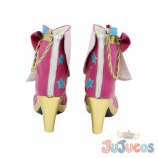 画像5: 虹野ゆめ　スクールドレス　コスプレ靴　アイカツスターズ!　コスプレブーツ　JUJUcosplay (5)
