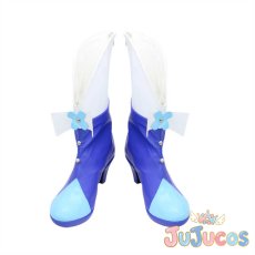 画像2: 来海えりか(キュアマリン)　コスプレ靴　ハートキャッチプリキュア!　コスプレブーツ　JUJUcosplay (2)