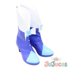 画像3: 来海えりか(キュアマリン)　コスプレ靴　ハートキャッチプリキュア!　コスプレブーツ　JUJUcosplay (3)