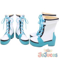 画像1: 白石杏　コスプレ靴　プロジェクトセカイ カラフルステージ！ feat. 初音ミク　コスプレブーツ　JUJUcosplay (1)