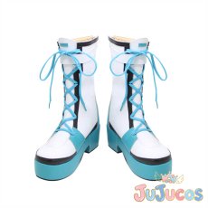 画像2: 白石杏　コスプレ靴　プロジェクトセカイ カラフルステージ！ feat. 初音ミク　コスプレブーツ　JUJUcosplay (2)