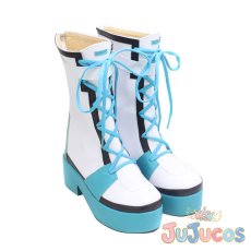 画像4: 白石杏　コスプレ靴　プロジェクトセカイ カラフルステージ！ feat. 初音ミク　コスプレブーツ　JUJUcosplay (4)