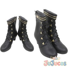 画像1: Vtuber　獅白ぼたん　コスプレ靴　バーチャルYouTuber　コスプレブーツ　JUJUcosplay (1)