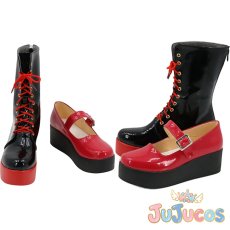 画像1: VTuber　Kureiji Ollie（クレイジー・オリー）　コスプレ靴　バーチャルYouTuber　コスプレブーツ　JUJUcosplay (1)