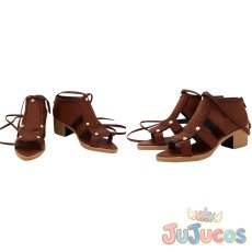 画像1: あなたの理想のヒロイン　桜坂しずく　コスプレ靴　ラブライブ！虹ヶ咲学園スクールアイドル同好会　コスプレブーツ　JUJUcosplay (1)