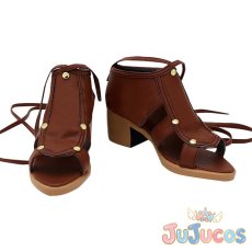 画像2: あなたの理想のヒロイン　桜坂しずく　コスプレ靴　ラブライブ！虹ヶ咲学園スクールアイドル同好会　コスプレブーツ　JUJUcosplay (2)