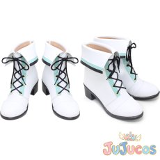 画像1: MORE MORE JUMP！　日野森雫　コスプレ靴　プロジェクトセカイ カラフルステージ！ feat. 初音ミク　コスプレブーツ　JUJUcosplay (1)