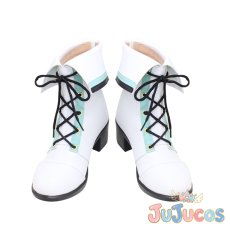 画像2: MORE MORE JUMP！　日野森雫　コスプレ靴　プロジェクトセカイ カラフルステージ！ feat. 初音ミク　コスプレブーツ　JUJUcosplay (2)