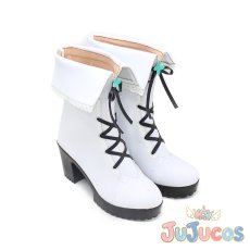 画像3: Vtuber　ホロライブ5期生　雪花ラミィ　私服　コスプレ靴　バーチャルYouTuber　コスプレブーツ　JUJUcosplay (3)