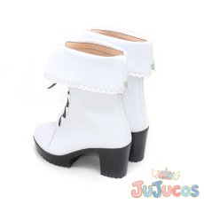 画像5: Vtuber　ホロライブ5期生　雪花ラミィ　私服　コスプレ靴　バーチャルYouTuber　コスプレブーツ　JUJUcosplay (5)