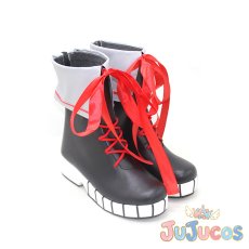 画像3: VTuber　百鬼あやめ　カジュアル系衣装　コスプレ靴　バーチャルYouTuber　コスプレブーツ　JUJUcosplay (3)