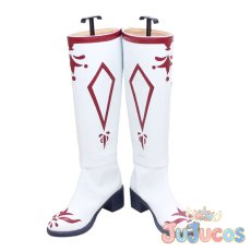 画像2: VTuber　鈴木ヒナ　藍の華　コスプレ靴　バーチャルYouTuber　コスプレブーツ　JUJUcosplay (2)