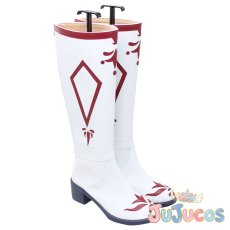 画像3: VTuber　鈴木ヒナ　藍の華　コスプレ靴　バーチャルYouTuber　コスプレブーツ　JUJUcosplay (3)