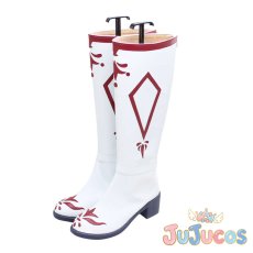 画像4: VTuber　鈴木ヒナ　藍の華　コスプレ靴　バーチャルYouTuber　コスプレブーツ　JUJUcosplay (4)