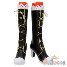 画像2: 高坂穂乃果　大正ロマン編　大正スクールアイドル　覚醒後　コスプレ靴　ラブライブ! School idol project　コスプレブーツ　JUJUcosplay (2)