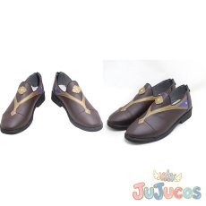 画像1: 神里綾人　コスプレ靴　原神(げんしん)　コスプレブーツ　JUJUcosplay (1)